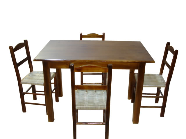 Mesa com 4 cadeiras