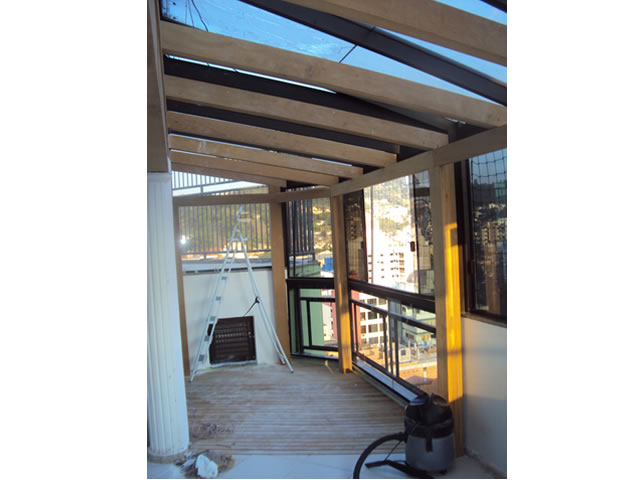 Pérgola em madeira
