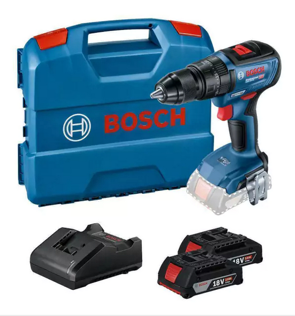 Furadeira Parafusadeira Impacto 18v Gsb18 V-50 + 02 Baterias Bosch