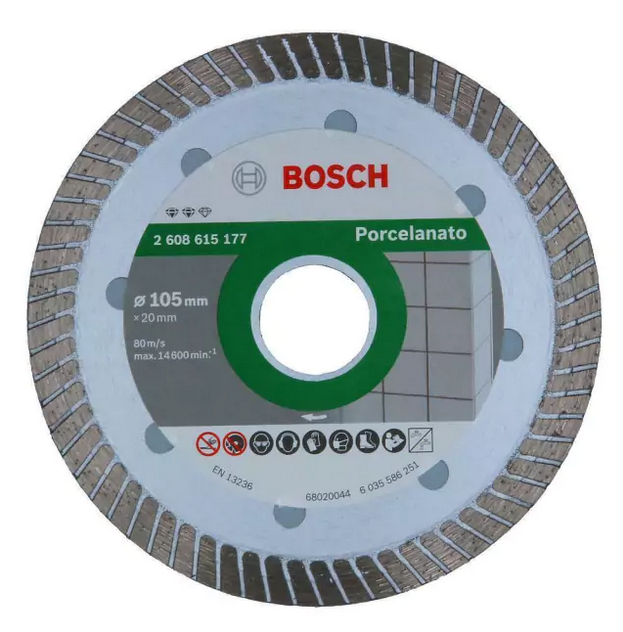 Disco Diamantado Bosch Porcelanato 105mm