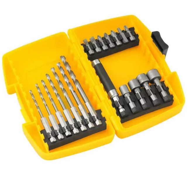 Kit Jogo Ferramentas Furadeira Brocas Bits C/ 19 Pçs Vonder
