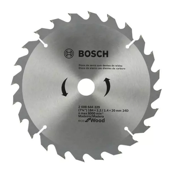 Serra Videa Bosch Eco Madeira 184mm 24D 2608644329