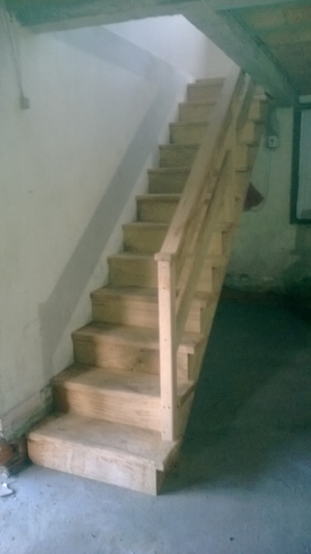Escada em madeira