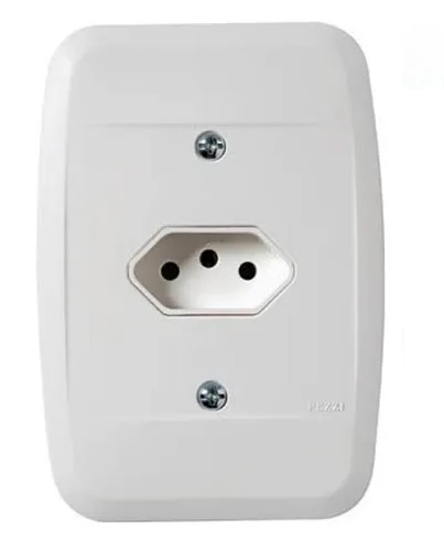 TOMADA ABS C/PLACA 2P+T 20A PEZZI