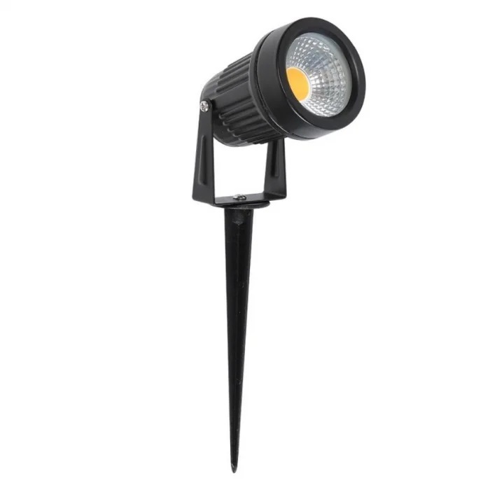 ESPETO DE JARDIM CLEAR LED 6W PRETO FOSCO LUZ VERDE BLUMENAU