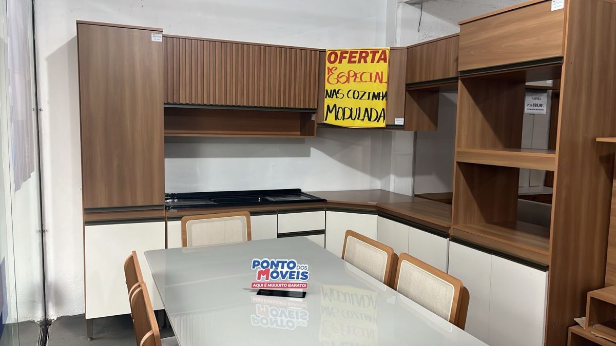 Cozinha Modulada Cecília com 8 peças